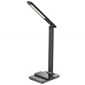 Wholesale - BLK T-BAR LED TASK LAMP +WIRELESS CHARGER, UPC: 92903944062